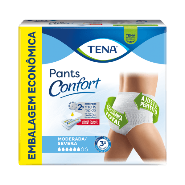 ROUPA ÍNTIMA TENA PANTS CONFORT 42 UNIDADES